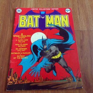 1974 Batman DC Limited Collectors' Edition Large Comic Book (35cm X 26cm)